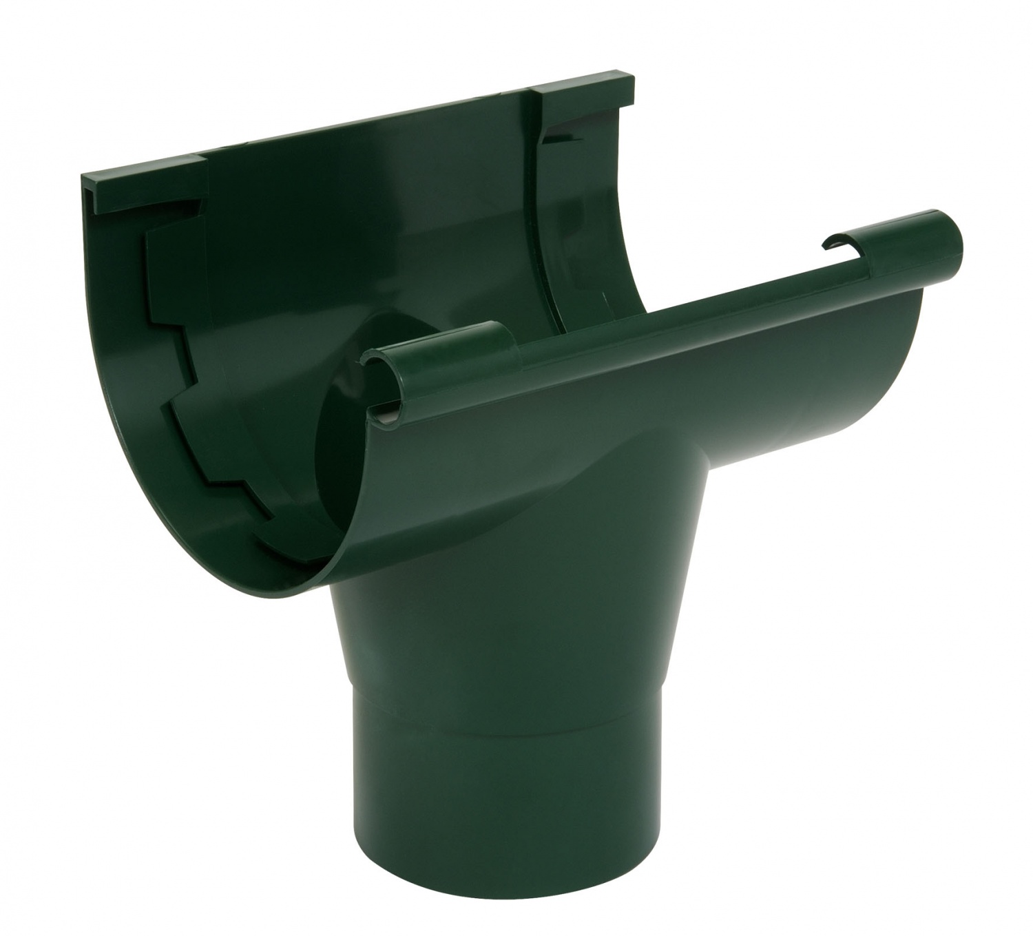 Воронка желоба простая Nicoll LG25, d=80mm зеленая купить по низкой цене