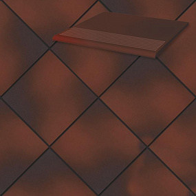 Напольная клинкерная плитка Paradyz Cloud Brown 300*300*11 мм Hit Ceramics