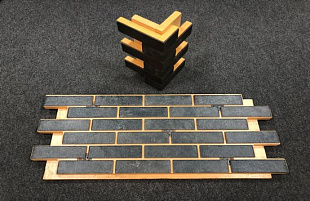 Термопанели с клинкерной плиткой Aquarius Brown HITCERAMICS