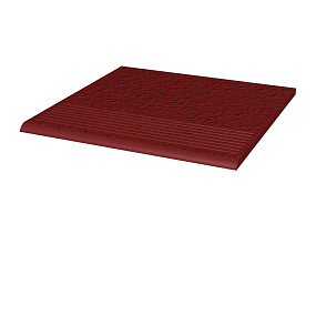 Фронтальная клинкерная ступень простая Paradyz Natural Rosa Duro, 300*300*11 мм Hit Ceramics