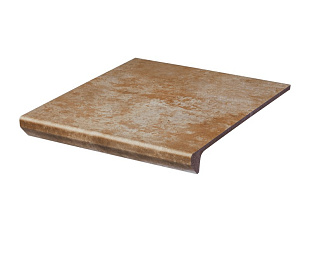 Фронтальная клинкерная ступень с капиносом Paradyz Ilario Ochra, 330*299*11 мм Hit Ceramics