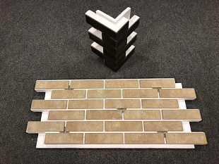 Термопанели с клинкерной плиткой Cloud Rosa HITCERAMICS