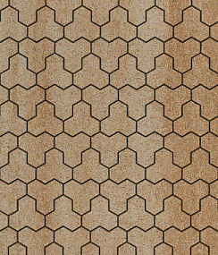 Тротуарная плитка ТРИЛИСТНИК- В.7.Ф.10 Искусственнный камень Выбор