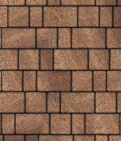 Тротуарная плитка СТАРЫЙ ГОРОД- Б.1.Фсм.8, комплект из 3 плит Листопад гранит Выбор