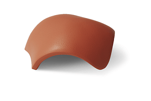 Таунус Вальмовая минеральная черепица Красная BRAAS