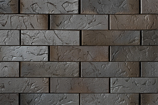 Кирпич лицевой керамический Магма Керамик пустотелый "Флеш Графит Сланец" 1Нф
