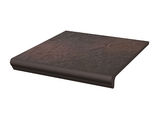 Фронтальная клинкерная ступень с капиносом Paradyz Semir Rosa, 330*299*11 мм Hit Ceramics