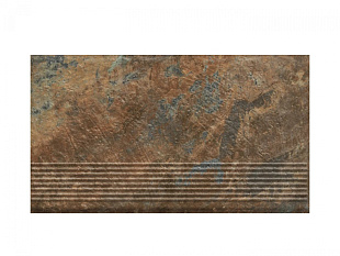 Фронтальная клинкерная ступень простая Paradyz Ardis Rust, 300*600*11 мм Hit Ceramics