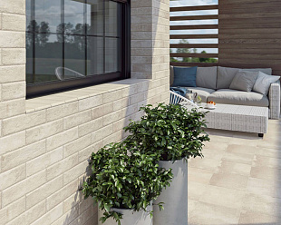 Угловая клинкерная ступень с капиносом Paradyz Scandiano Beige, 330*330*11 мм Hit Ceramics