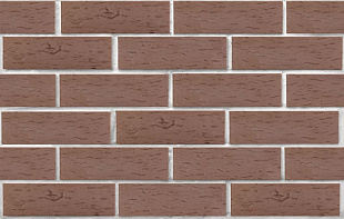 Клинкер фасадный коричневый "Мюнхен" 0,71NF береста ЛСР