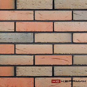 Полнотелый лицевой керамический кирпич КС Керамик Аренберг ручная формовка R60