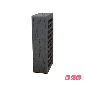 кирпич облицовочный пустотелый графитовый 1NF рустик ЛСР
