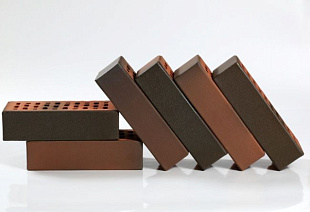 Кирпич лицевой "Баварская кладка" 1 НФ, пустотелый, гладкий Пятый элемент