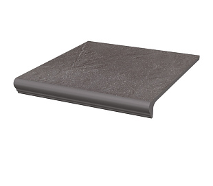 Фронтальная клинкерная ступень с капиносом Paradyz Taurus Grys, 330*299*11 мм Hit Ceramics