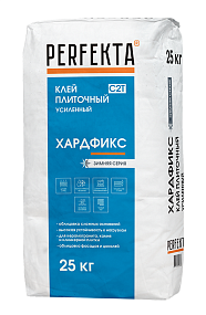 Клей плиточный усиленный Хардфикс C2 Т Зимняя серия, 25 кг PERFEKTA