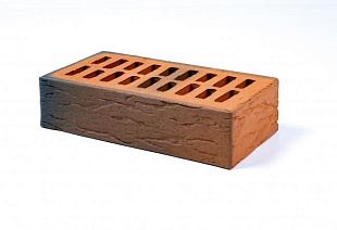 Кирпич лицевой "Баварская кладка" 1 НФ, пустотелый, рустикатор Пятый элемент