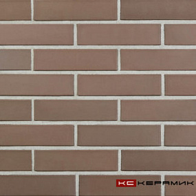 Пустотелый лицевой керамический кирпич КС Керамик Темный шоколад R60