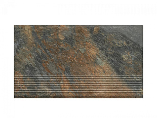 Фронтальная клинкерная ступень простая Paradyz Ardis Rust, 300*600*11 мм Hit Ceramics